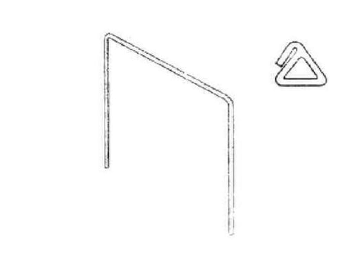 GUARNIZIONE PORTA FORNO VETRO INTERNO TECNOGAS LUNGA MM 1020 A 5952 33.02