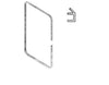 GUARNIZIONE FORNO UNIVERSALE PER VETRO INTERNO CM 144 CUCINA CASA A 4750 27.01