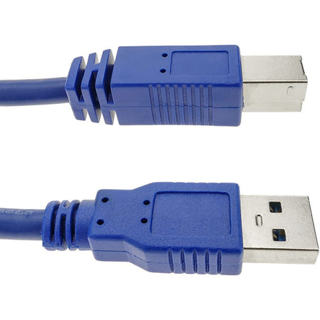 Cavo USB 3.2 Superspeed A maschio/B maschio 0,5 m blu