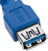 Cavo Prolunga USB 3.2 Superspeed A maschio/A femmina 0,5m Blu