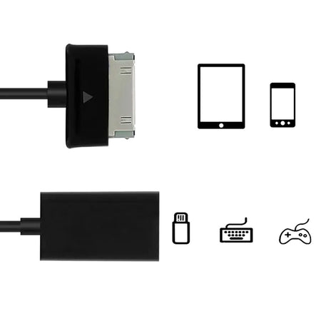 Cavo Adattatore OTG USB per Samsung Galaxy TAB 30 pin