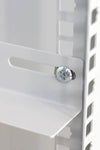 Armadio Rack 19'' a muro 15 unità due sezioni Grigio