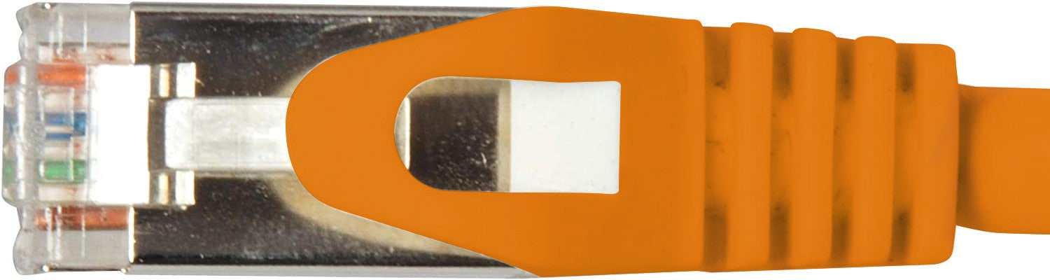 Cavo di rete Patch in CCA Schermato Cat. 6 Arancione F/UTP 1 m Bulk