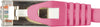 Cavo di rete Patch in CCA Schermato Cat. 6 Rosa F/UTP 1 m Bulk