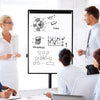 Lavagna Magnetica Cancellabile Flipchart Portablocco Ruote 70x100 cm