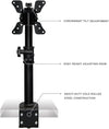 Supporto da Scrivania per Monitor 13-30'' Braccio Corto Inclinabile