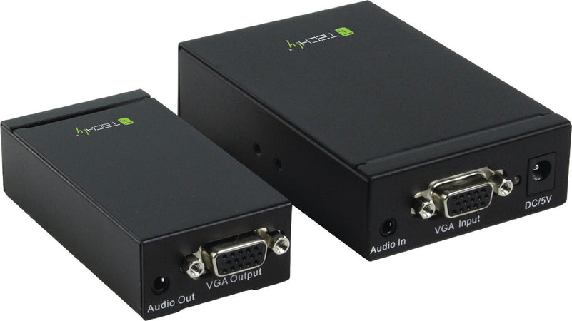 Amplificatore Extender VGA e Audio su Cavo di Rete