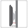 Staffa Muro Fissa Slim con Distanziali TV LED LCD 23-55'' Nero