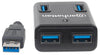 Hub USB 3.0 4 Porte con Alimentatore 5V 3A Nero