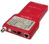 Tester di Rete per Cavi Firewire RJ45 Cat. 5 e 6, ISDN, USB e BNC