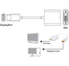 Adattatore DisplayPort 1.2 Maschio / DVI Femmina 15cm Bianco