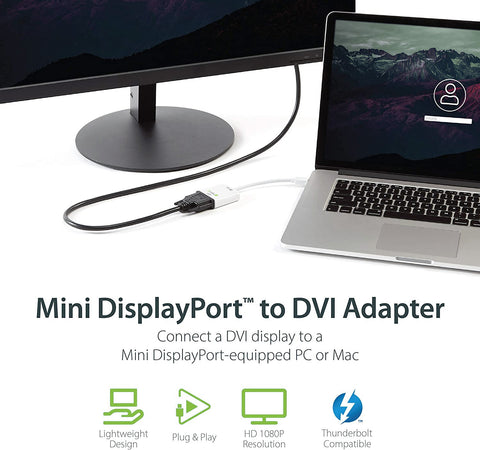 Adattatore Mini DisplayPort (Thunderbolt) 1.2 / DVI 15cm Bianco