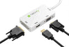 Adattatore 3 in 1 DisplayPort 1.2 a HDMI/DVI/VGA