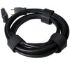 Fascette Fermacavo Nero in Velcro Set da 10 pz