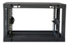 Armadio Rack 19'' a muro 6 unità sezione unica prof. 600mm Nero