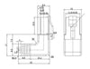 Cavo di rete Patch Connettore Angolato 90° CCA Cat. 5e UTP 5m Bianco