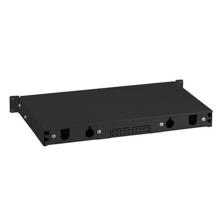 Cassetto Ottico 19'' con 12 bussole LC Duplex Multimodale OM2 Nero