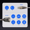 Convertitore Adattatore da USB a Seriale RS-232 con LED 33 cm, UC232A-AT