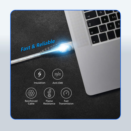 Convertitore Adattatore da USB a Seriale RS-232 con LED 33 cm, UC232A-AT