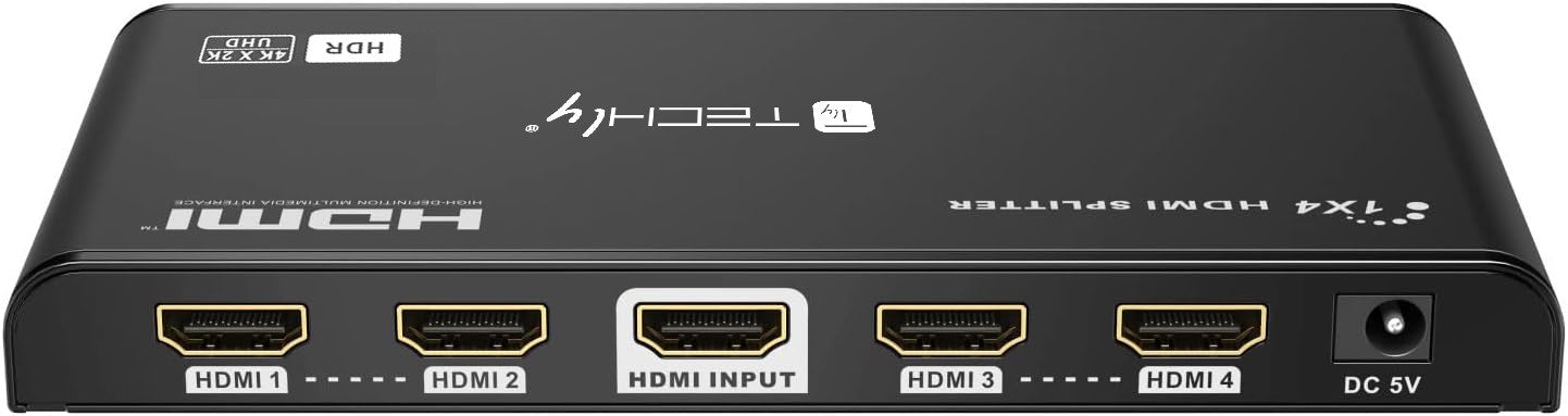 Splitter HDMI 4K 60Hz HDR 3D 4 vie
