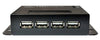 Extender USB su Cavo Cat.5/5e/6 fino a 50m con Hub 4 Porte