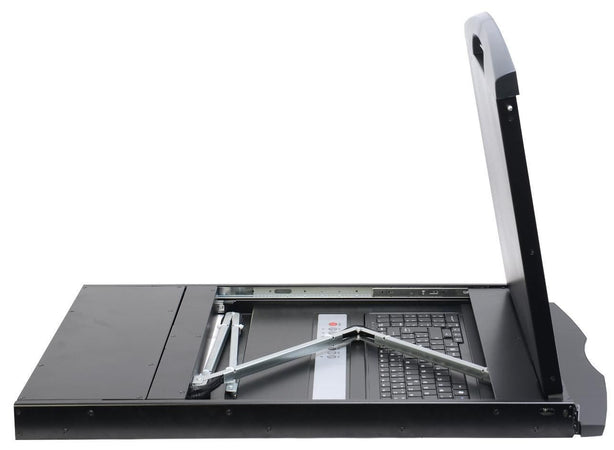 Console KVM Switch 8 Porte USB/PS2 con LCD 17'' da Rack 19'' Dual Rail