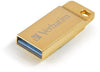 Mini Memoria USB 3.0 Verbatim con Portachiavi 16GB Oro