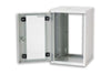Armadio Rack 10'' a muro 9 unità Grigio prof. 300 mm