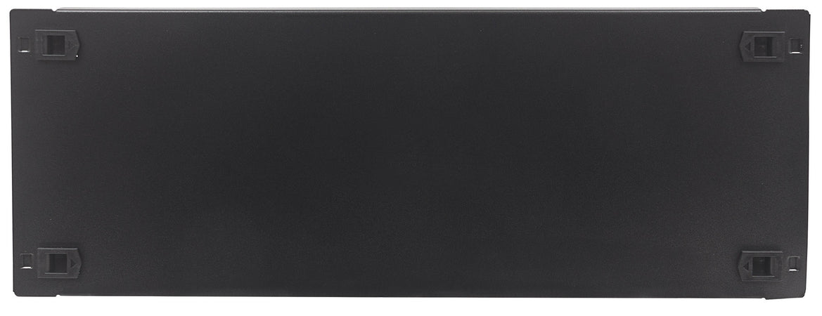 Pannello Cieco Toolless a Clip per Armadi Rack 19'' 4U Nero