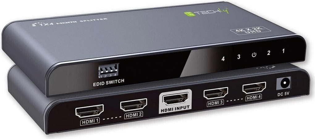 Splitter HDMI2.0 4K UHD 3D 4vie con EDID