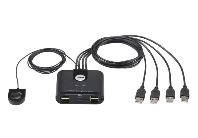 Switch di Condivisione Periferiche USB 2.0 a 4x4 porte, US424