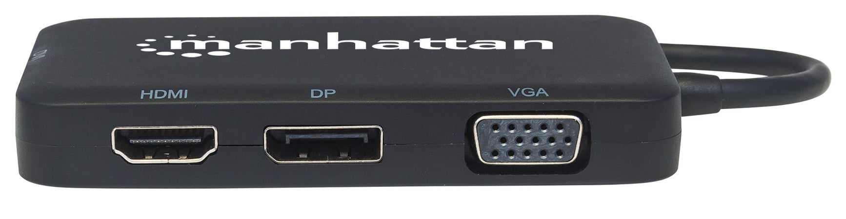 Adattatore Convertitore USB-C&trade 4 in 1 a DP/HDMI/DVI/VGA Nero