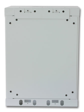 Armadio Rack 10'' a muro 6 unit&agrave con pannelli asportabili Grigio prof. 300 mm