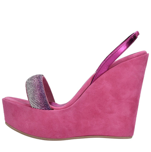 EDDI CUOMO Scarpe con Tacco Fucsia da donna