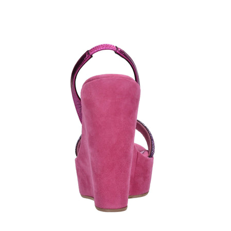 EDDI CUOMO Scarpe con Tacco Fucsia da donna