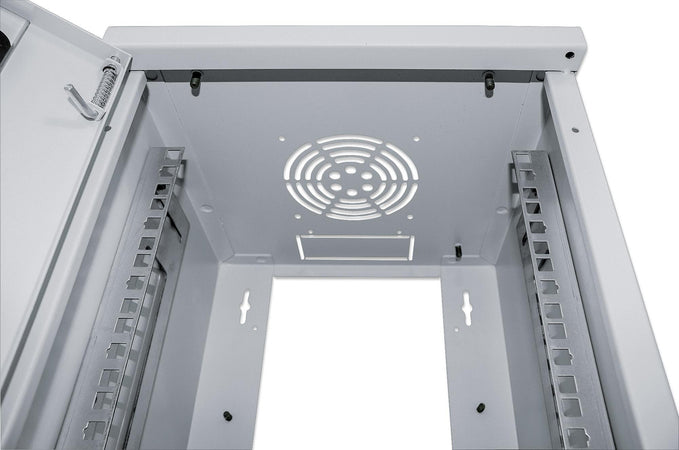 Armadio Rack 10'' a muro 6U Grigio