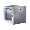 Armadio Rack 19'' a muro 16 unità sezione unica prof. 500mm Nero