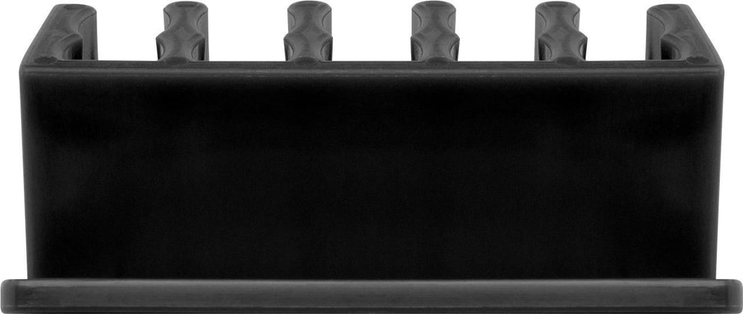 Set 2 Fermacavo da Scrivania a cinque posti Nero
