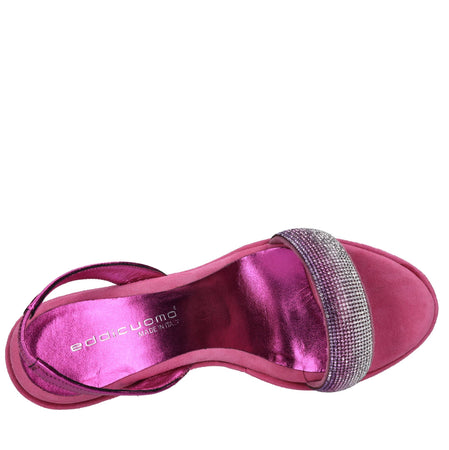 EDDI CUOMO Scarpe con Tacco Fucsia da donna