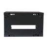 Armadio Rack 19'' a muro 6 unità sezione unica profondità 450mm Nero