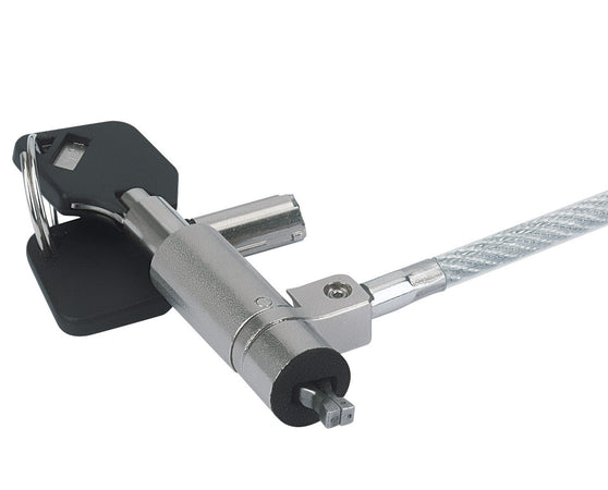 Lucchetto con Sistema di Sicurezza Wedge-Lock per Notebook Cavo 1,8m