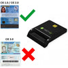 Lettore/Scrittore di Smart Card USB-C&trade Compatto Nero