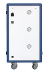 Carrello Stazione di Ricarica Ventilato 30 Notebook o Smartphone Bianco/Blu