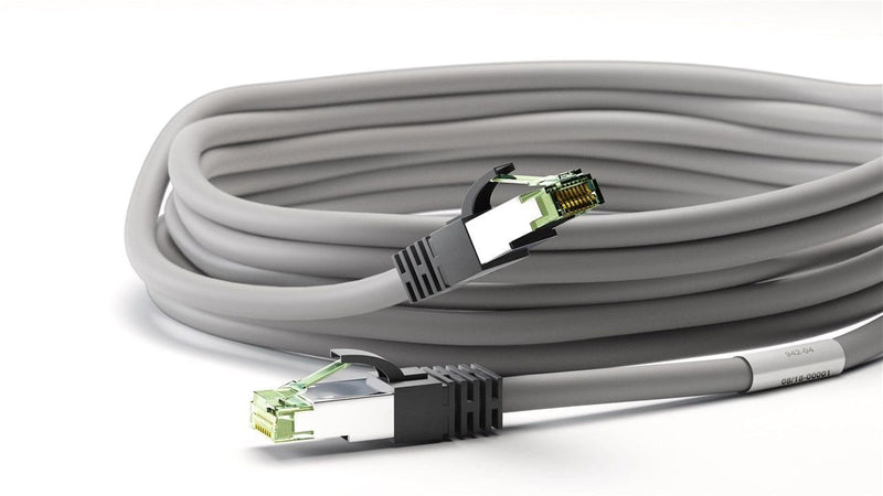 Cavo di rete Patch in rame Cat. 8.1 Grigio SFTP LSZH 1m