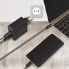 Caricatore da Muro USB-C&trade e USB tipo A 65W Nero