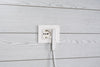 Spina Italiana Ultrapiatta 2P+T 10A Bianco