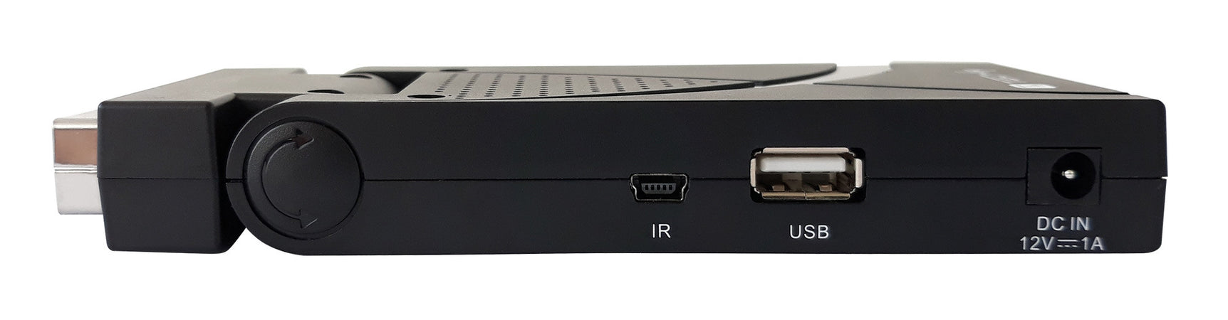 Decoder Ricevitore Digitale Terrestre DVB-T/T2 H.265 HEVC 10bit USB HDMI Scart 180&deg e Telecomando Universale 2 in 1