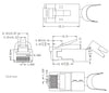 Plug Modulare Dorato RJ45 CAT.8.1/CAT.6A 10pz