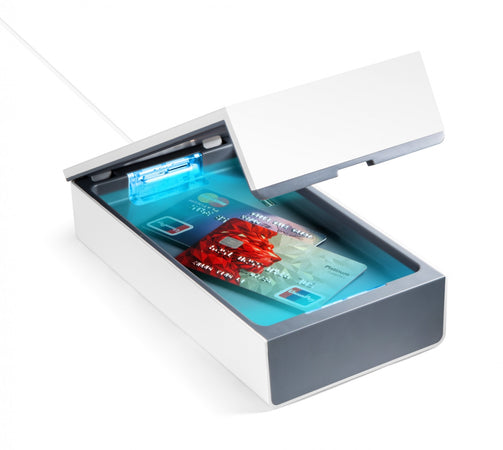 Box Disinfettante UV Anti Virus Sterilizzatore Portatile Ricarica QI