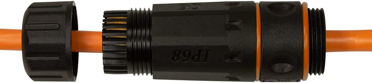 Extender da Esterno per Cavo Cat.6A e Cat.7 IP68 Toolless